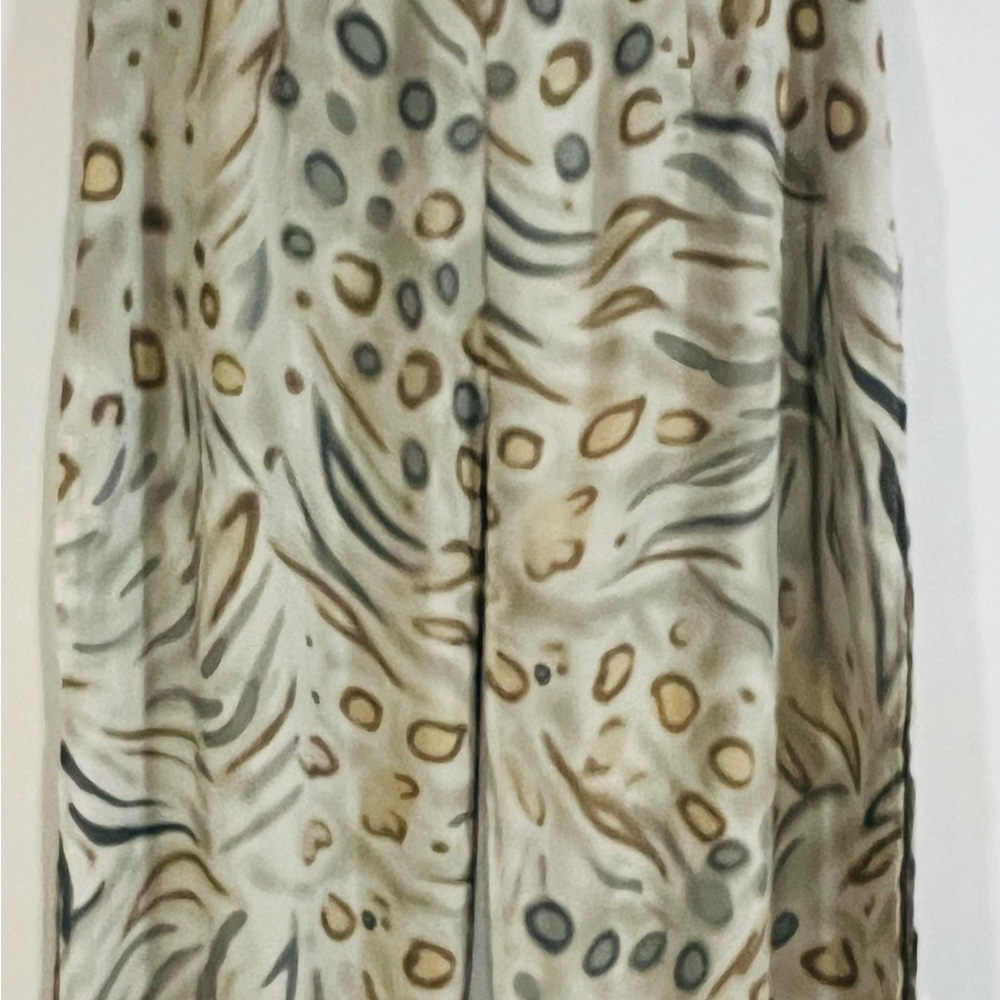 Gantos Tan Gray Loungewear Womens 14 Long Pants Zipper - Picture 3 of 7
